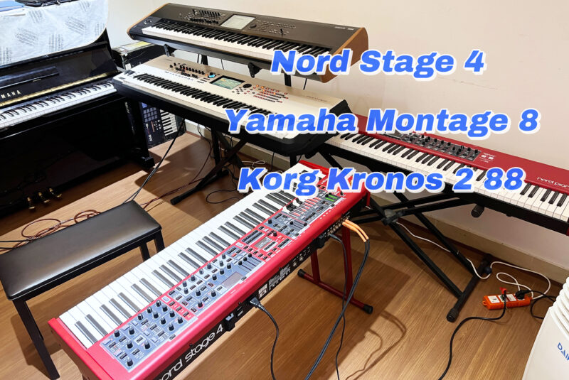 Nord Stage 4 Yamaha Montage 8 Korg Kronos 2