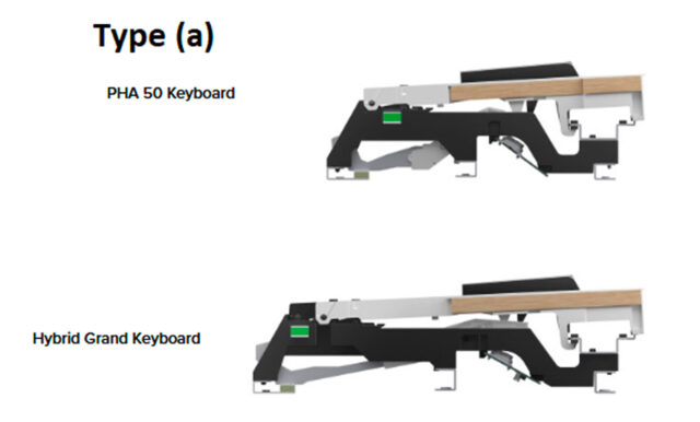 Hệ phím Hybrid Grand