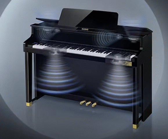 Hệ thống 6 loa trên Casio GP 310